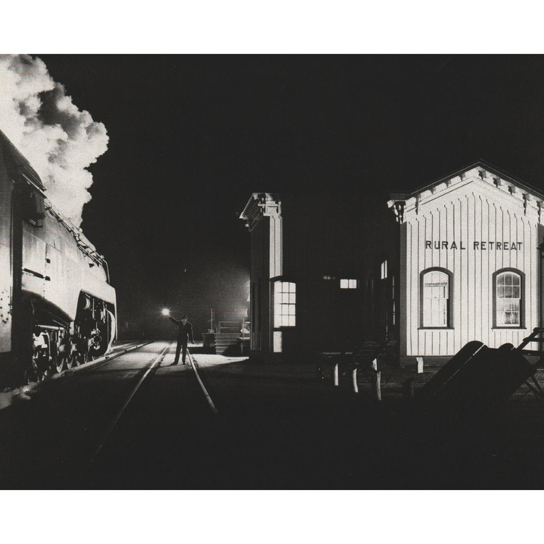 WINSTON LINK - Birmingam Special: Artist: WINSTON LINK Print Title: Birmingam Special at Rural Retreat, Virginia, 1957 Medium: Sheet-fed Gravure Printing Date: 1980's Printed in France Image Size: 6 x 7.5 inches Ogle Winston Link (191