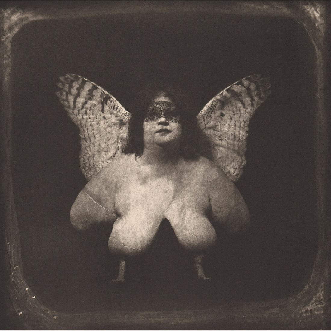 JOEL-PETER WITKIN - The Bird of Queveda, 1982: Artist: JOEL-PETER WITKIN Print Title: The Bird of Queveda, 1982 Medium: Sheet-fed Gravure Printing Date: 1980's Printed in Switzerland Image Size: 11 X 11 inches Joel-Peter Witkin ( born. 1939) is an