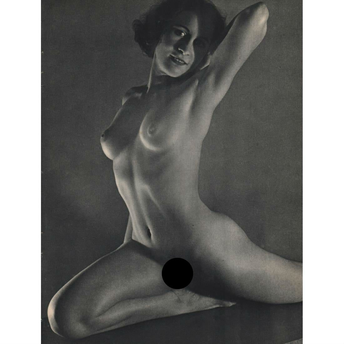 ANDRE STEINER - Nude: Artist: ANDRE STEINER Print Title: Nude Medium: Sheet-fed Gravure Printing Date: 1950's Printed in France Image Size approx: 11.75 X 8.75 inches Andre Steiner (1901-1978) was a Hungarian Jew who came 