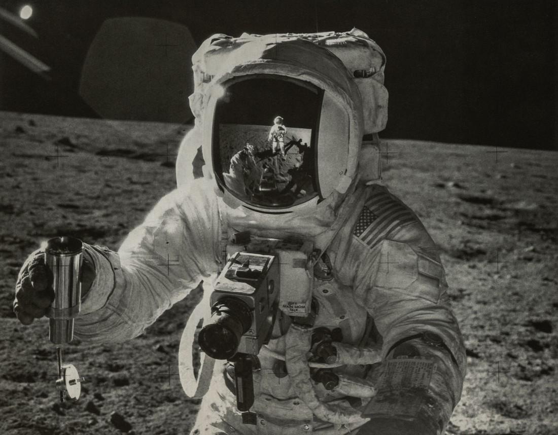 NASA - Apollo 12 Astronaut on the Moon, 1969 (1 of 1)