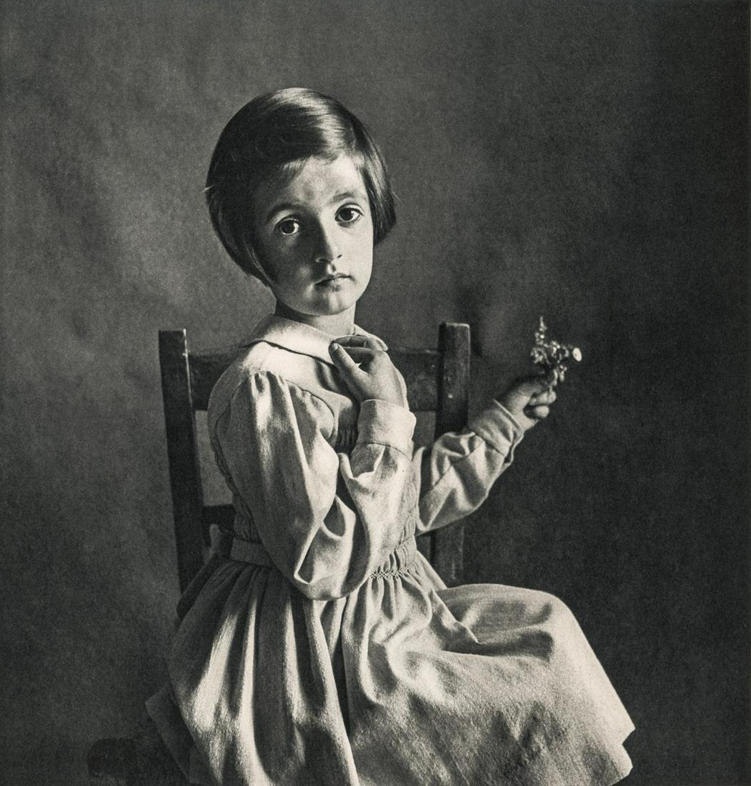 IRVING PENN - A Florentine Child, 1948: Artist: Irving Penn Title: A Florentine Child, 1948 Medium: Photo Litho, 1960, Switzerland Dimensions: 8x8.4" Heat Wax Mounted on 11x14" Conservation Board Irving Penn (1917-2009) was an American phot