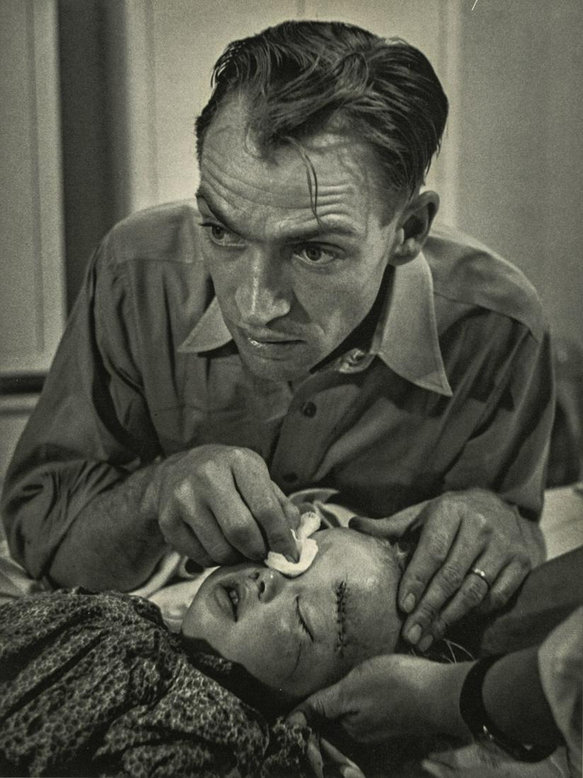 W. EUGENE SMITH - Country Doctor, 1948: Artist: W. Eugene Smith Title: Country Doctor, 1948 Medium: Photo Litho, 1991, USA Dimensions: 5.95x7.9" Heat Wax Mounted on 8.5x11" Conservation Board W. Eugene Smith (1918-1978) was an American phot