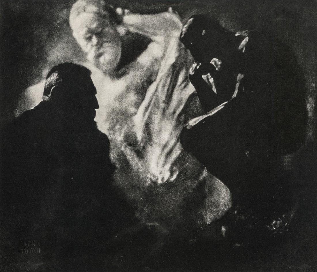 EDWARD STEICHEN - Rodin - Le Penseur, Paris, 1902 (1 of 1)
