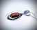 925 SS Necklace & Pendant w Oval Jasper, Violet Jade, - 3