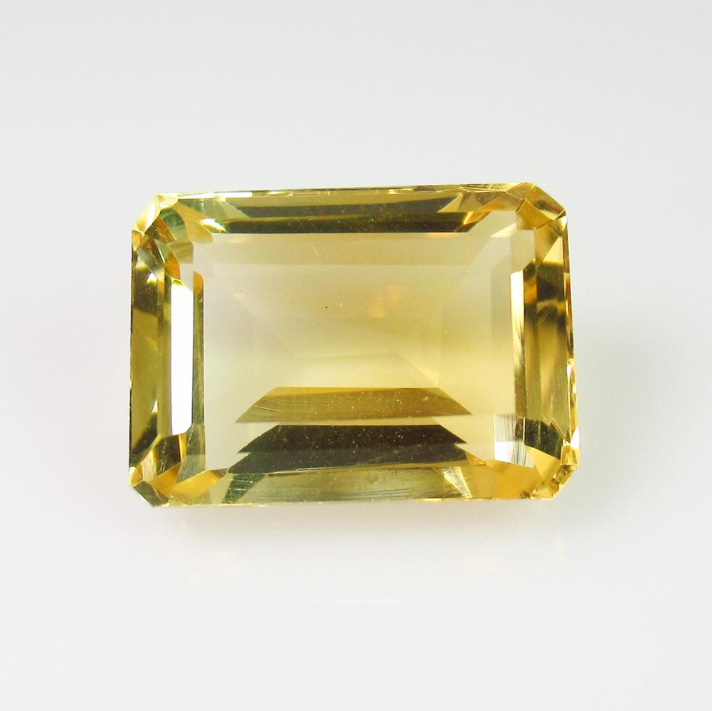 8.23 Ct Genuine Yellow Citrine Emerald Cut (1 of 2)