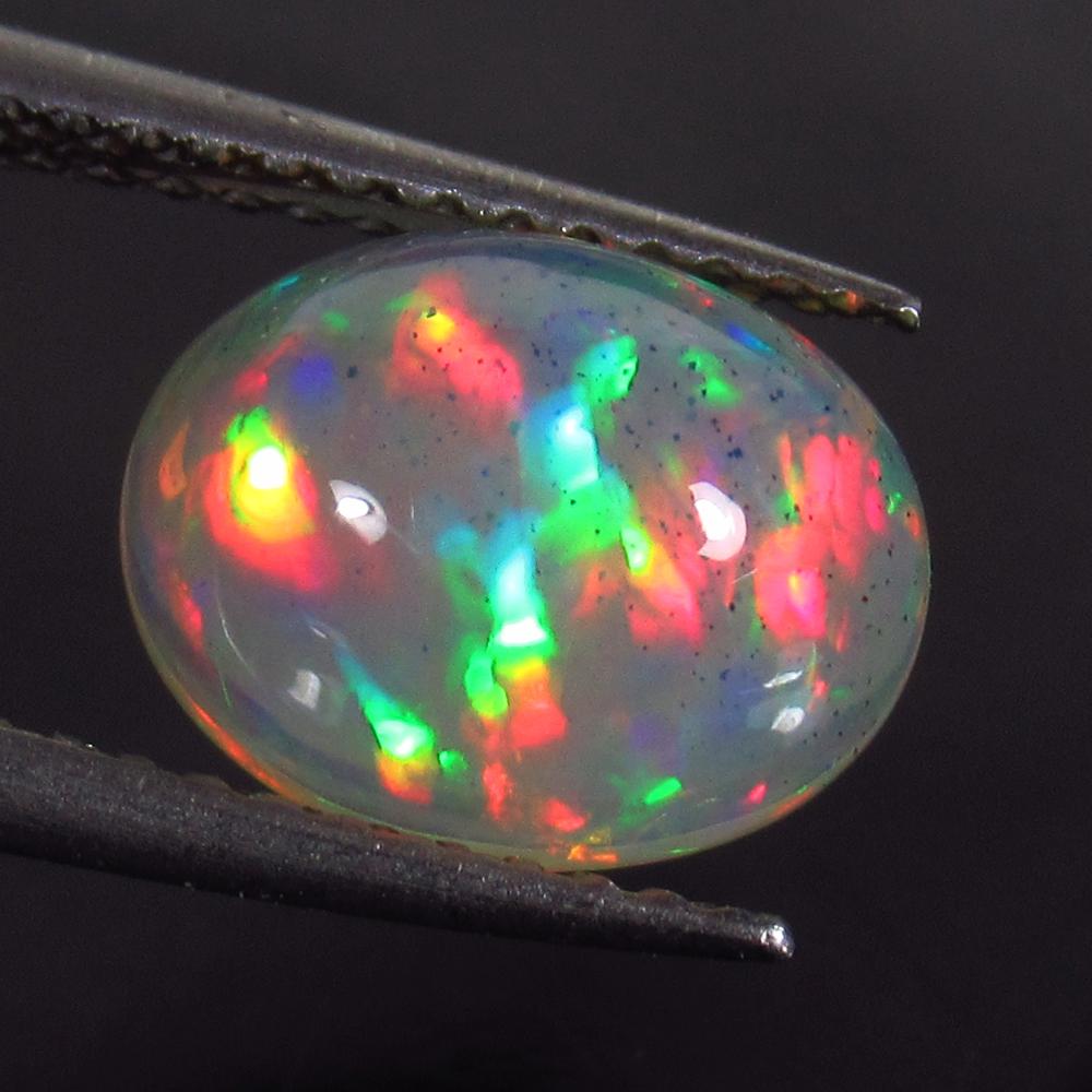 1.73 Ct Genuine Ethiopian Multi-Color Fire Opal Oval (1 of 2)