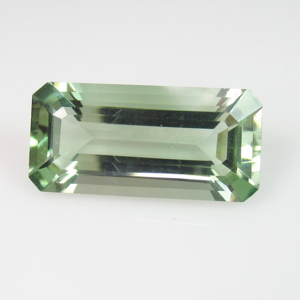 7.23 Ct Natural Green Amethyst Emerald Cut (1 of 2)