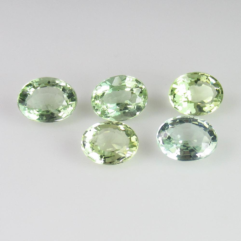 5.73 Ct Genuine Aquamarine Oval Set (1 of 2)