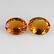 4.46 Ct Genuine Whisky Yellow Citrine Oval Pair