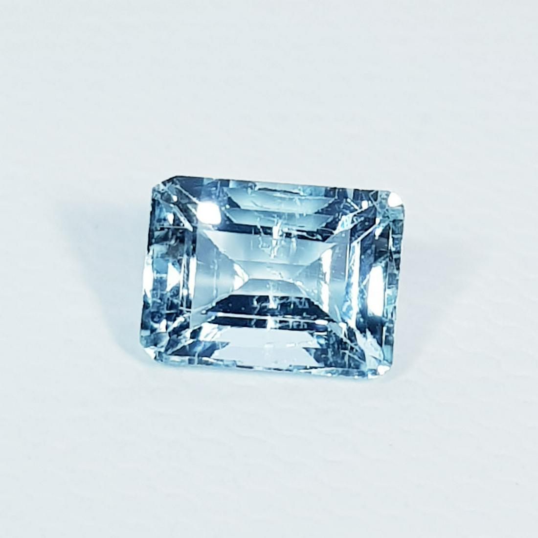 Natural Aquamarine Emerald Cut 1.10 ct (1 of 5)