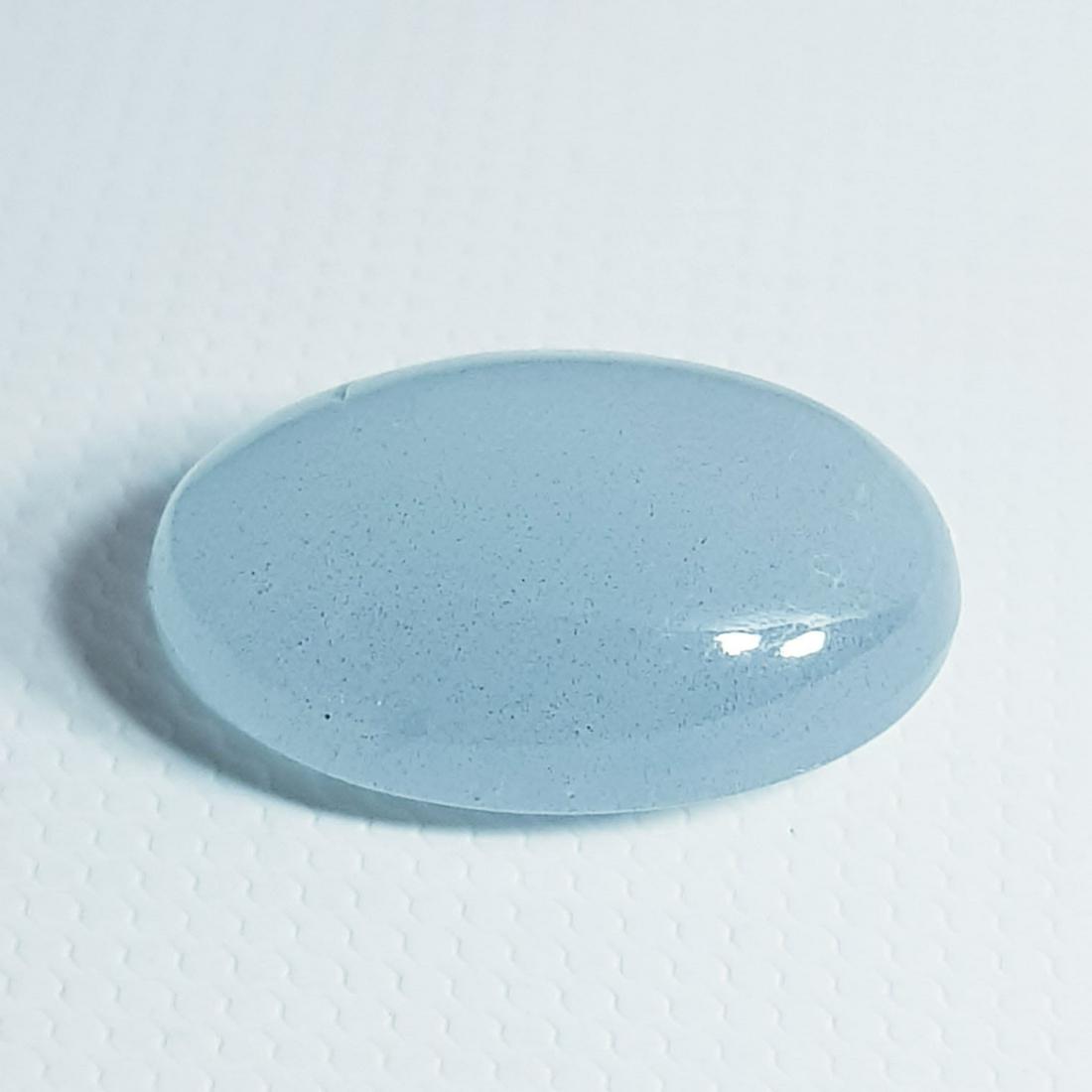 9.60 ct Natural Aquamarine Pear Cabochon: No Reserve! Title: 9.60 ct Natural Aquamarine Pear Cabochon Color/Clarity: SI Loosegemstone Carat Weights: 9.6 Size: 17.20 x 12.20 x 6.00 Oval - Brazil Shipping: Worldwide: Flat-rate of $10.00 to anyw