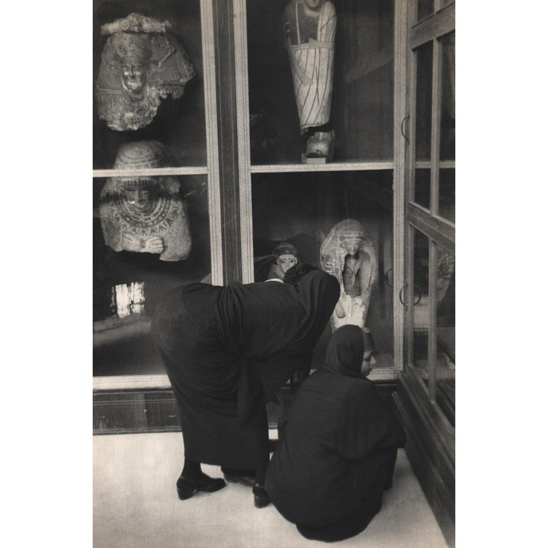 HENRI CARTIER-BRESSON - The Egyptian Museum: Artist: HENRI CARTIER-BRESSON Print Title: The Egyptian Museum, Cairo 1950 Medium: Sheet-fed Gravure Printing Date: 1950's Printed in France Image Size approx: 13.5 x 9 inches Henri Cartier-Bresson (1