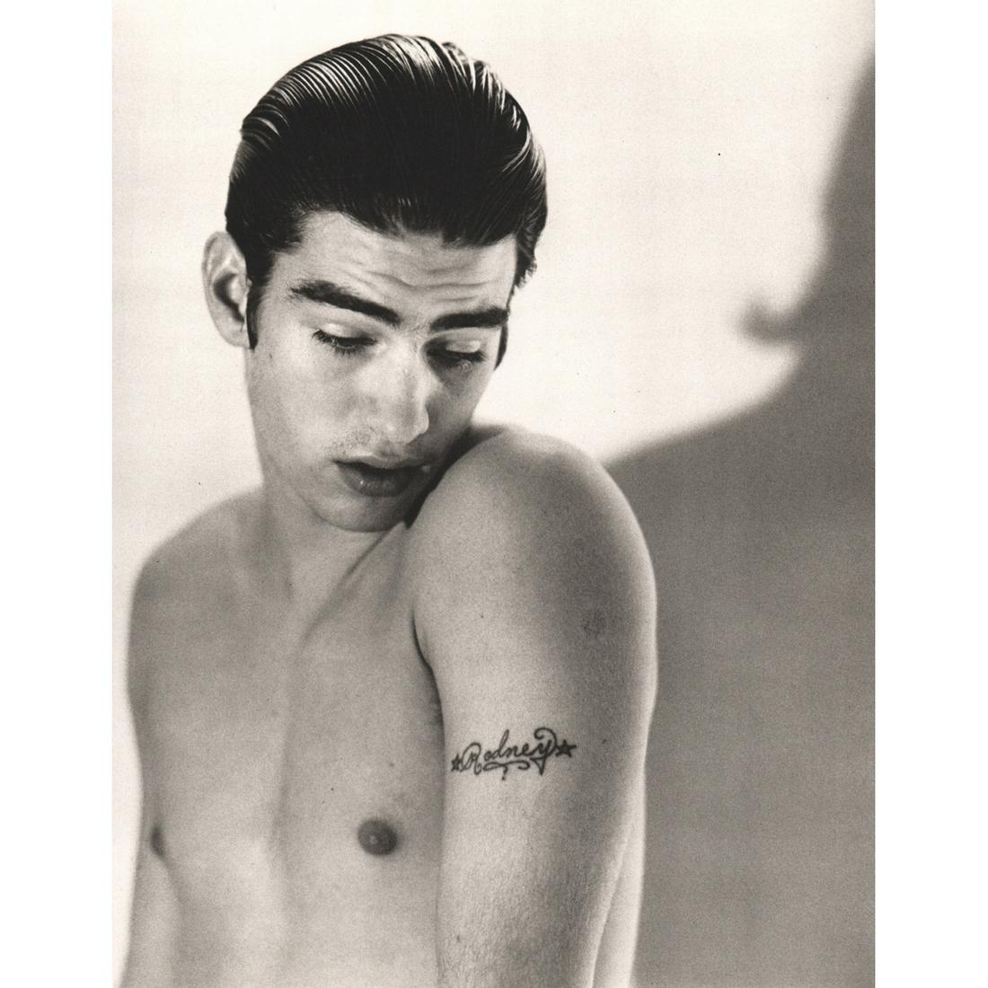 BRUCE WEBER - Rodney Harvey, Actor: Artist: BRUCE WEBER Print Title: Rodney Harvey, Actor, New York 1986 Medium: Sheet-fed Gravure Printing Date: 1980's Printed in Spain Image Size approx: 11 X 8.5 inches Bruce Weber is an American fash