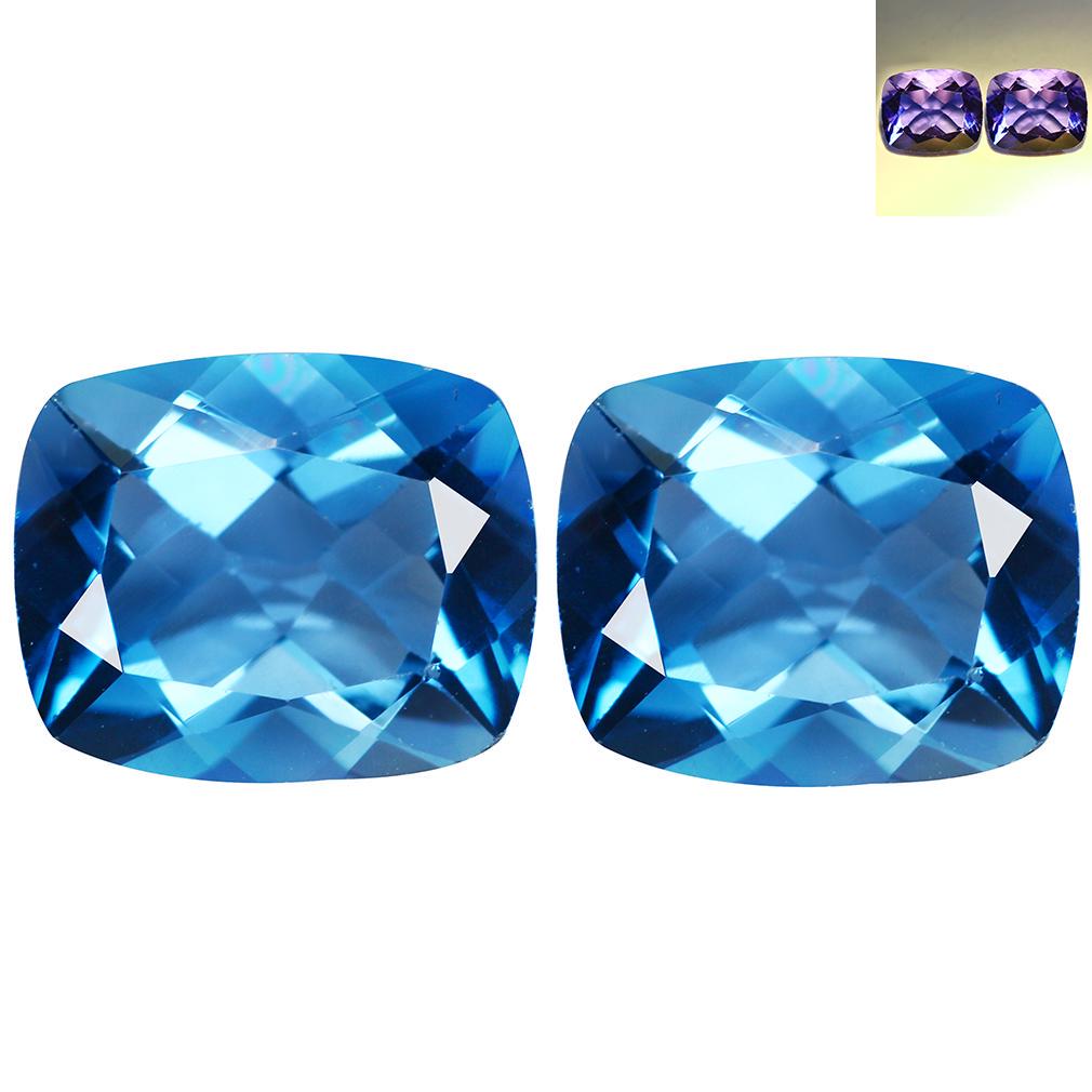 12 ct cuchion cut 10x12 Color change Fluorite (1 of 2)