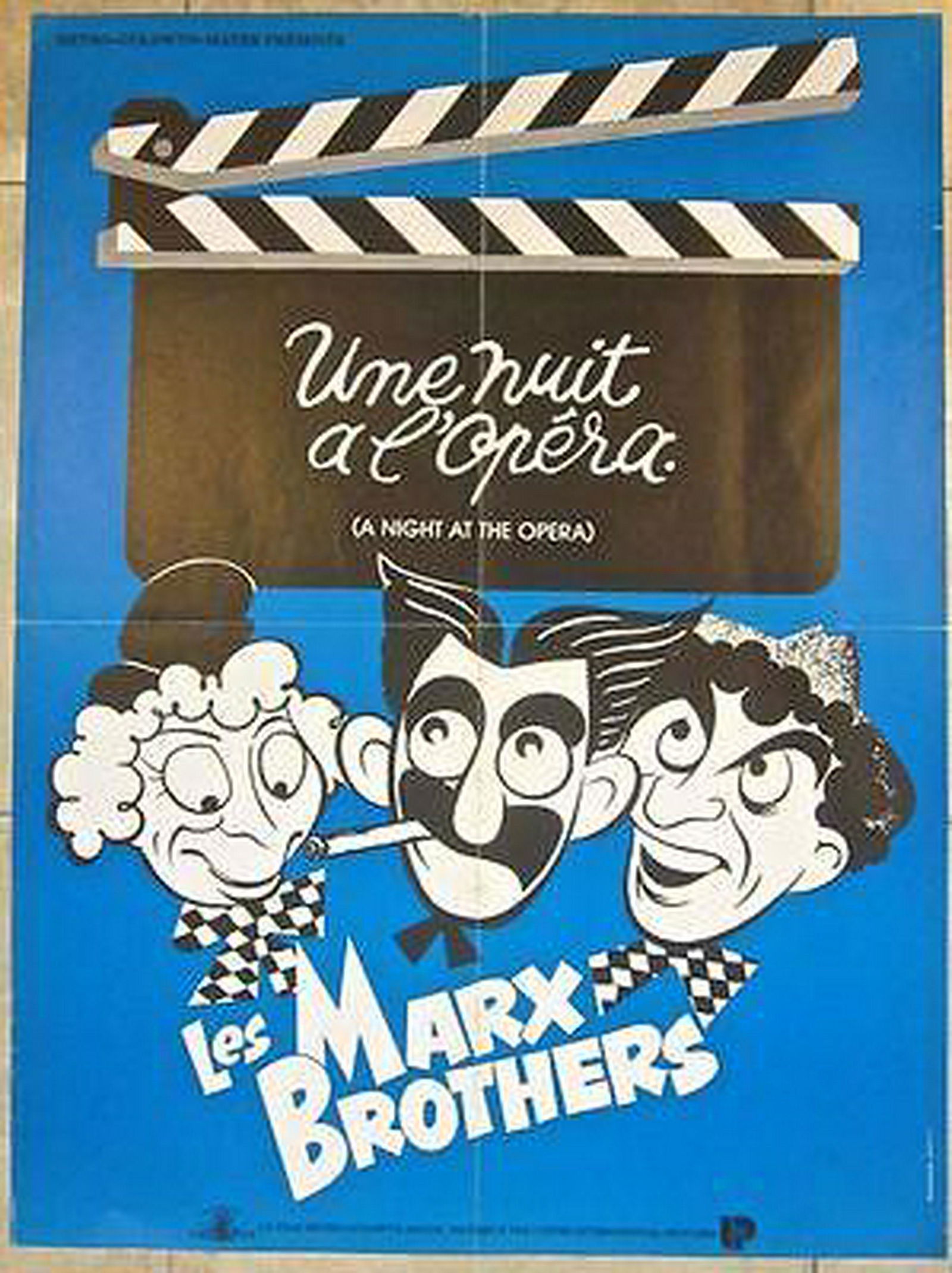 A NIGHT AT THE OPERA R80'S FRENCH POSTER - MARX (1 of 1)