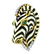PN1066 David Webb Enamel Emerald Diamond 18K Gold