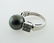 SET1079 18 Karat Gold Pearl and Diamond Necklace Ring - 11