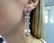 SET1079 18 Karat Gold Pearl and Diamond Necklace Ring - 9