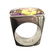 Chanel Amethyst Citrine Tourmaline Gold "Matelasse" - 4