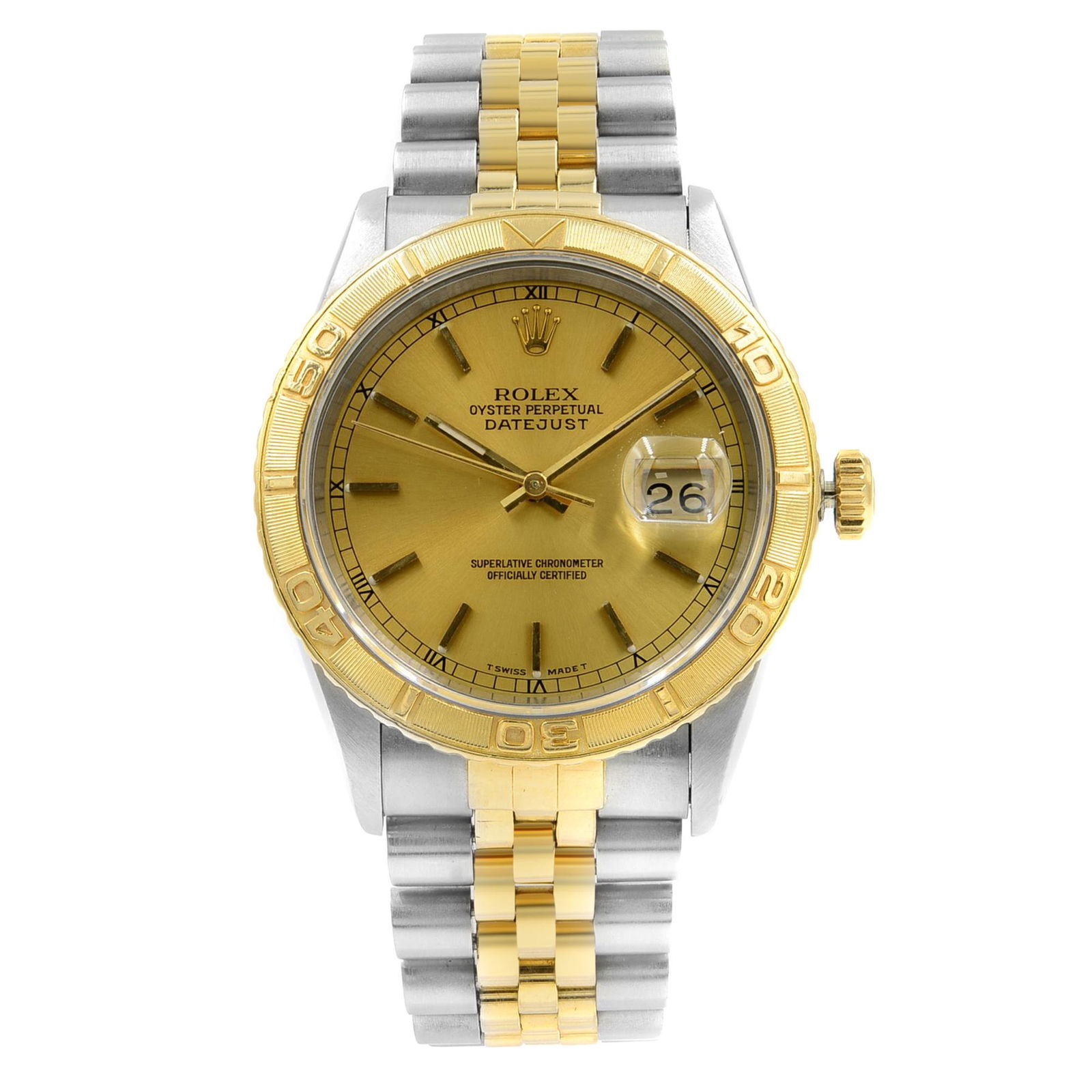 Rolex Datejust Steel Yellow Gold Champagne Dial (1 of 5)