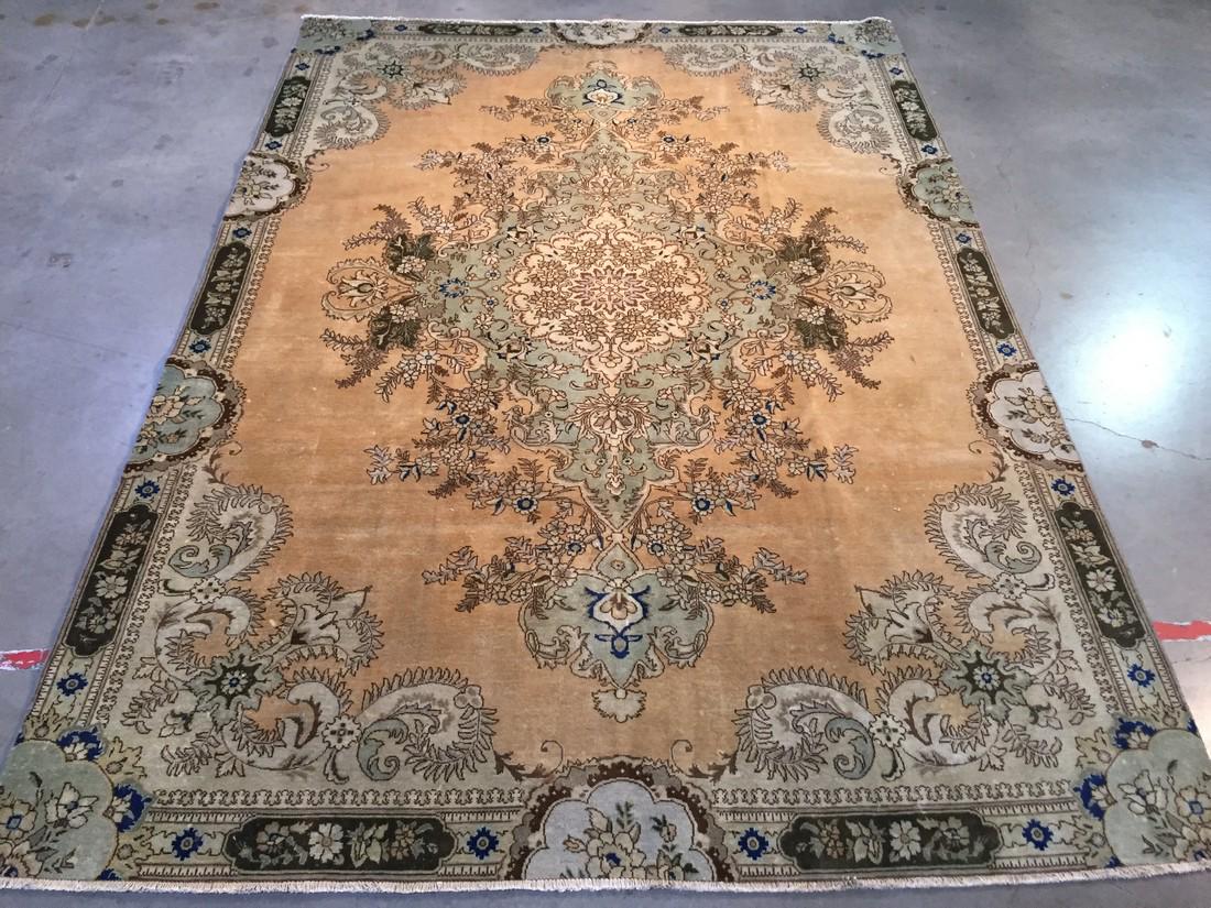MAGNIFICENT VINTAGE PERSIAN TABRIZ 7.8x10.9 (1 of 10)