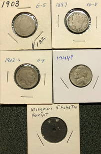 1943/2P Jefferson & other 5c pieces: 1943/2P Jefferson & other 5c pieces Shipping: Domestic: Flat-rate of $10.00 to anywhere within the contiguous U.S. International: Foreign shipping rates are determined by destination. Combined shippin