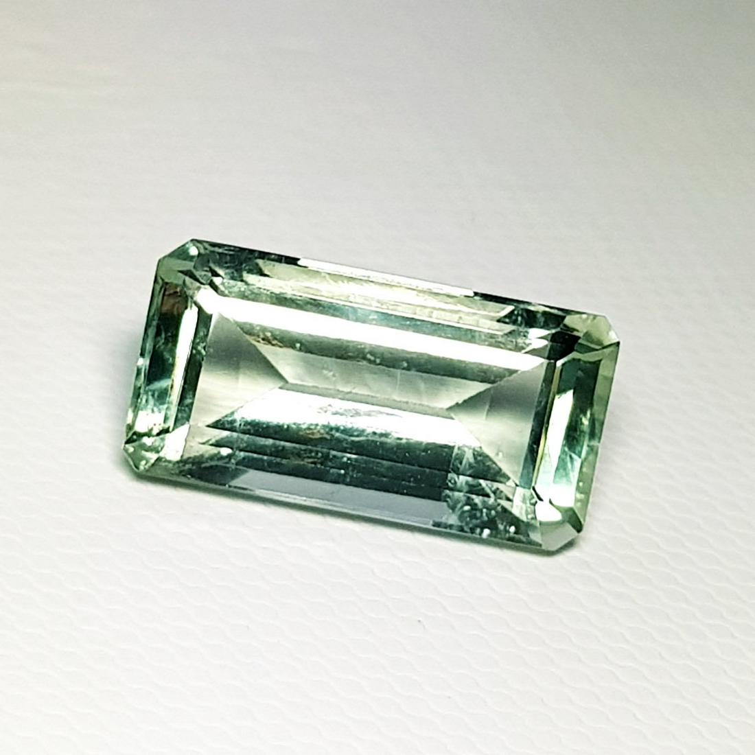 Natural Green Amethyst Emerald Cut 9.38 ct (1 of 5)