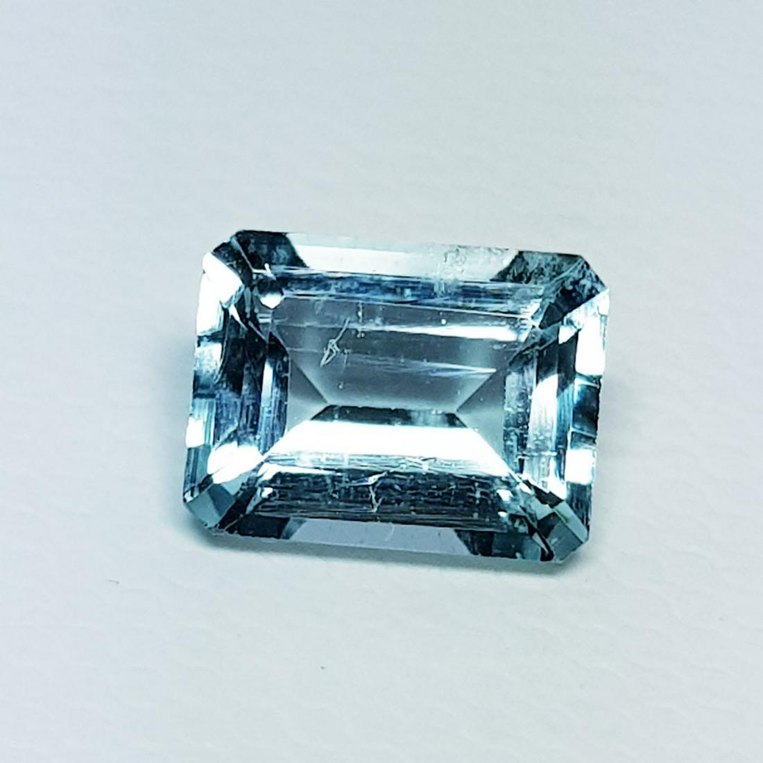 Natural Aquamarine Emerald Cut 1.45 ct (1 of 4)