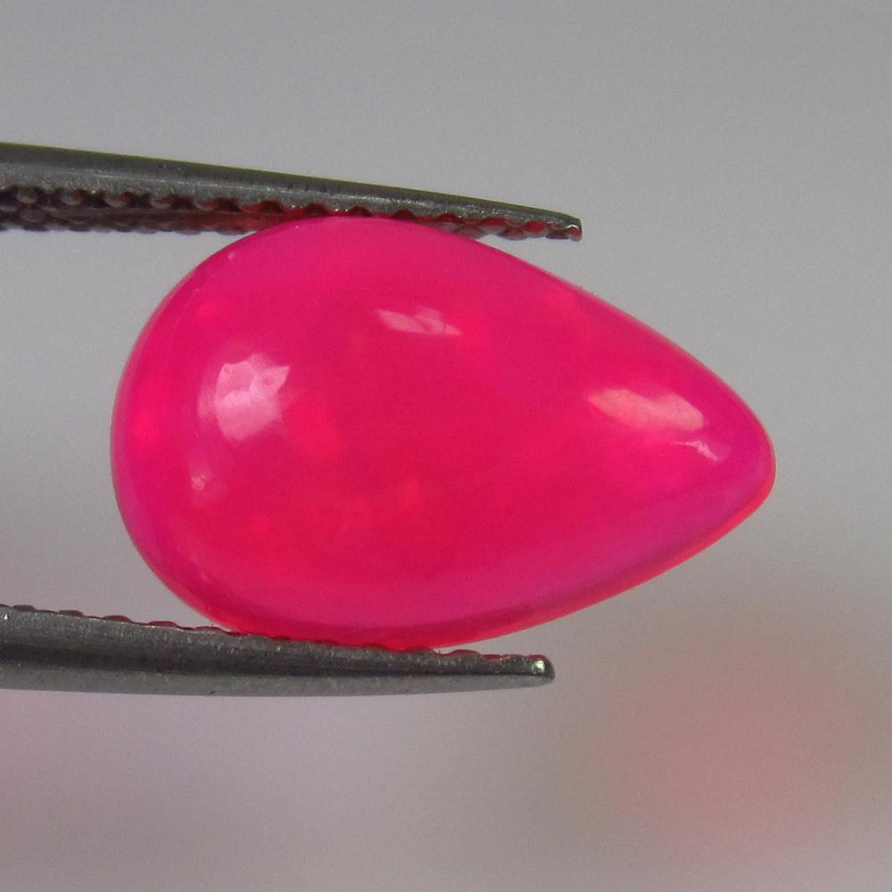 1.81 Ctw Natural Ethiopian Pink Fire Opal Pear Cab (1 of 2)