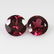 1.80 Ctw Natural Pink Rhodolite Garnet 6 mm Round Pair