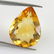 6.57 Ct Genuine Madeira Brandy Yellow Citrine Pear Cut