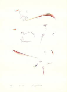 John Dowell: Aloe Vera: Aloe Vera by John Dowell, 1981 Signed Lithograph.Paper size is 29.5 x 21.75 inches, with an image size of 29.5 x 21.75 inches.The Lithograph is from an edition size of 100 and is not framed.The condit