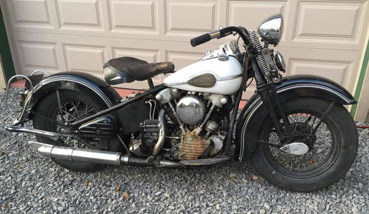 1941 FL Harley Davidson 74 CI Knucklehead