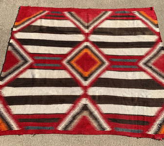 Native American Transitional Third Phase Chiefs Blanket