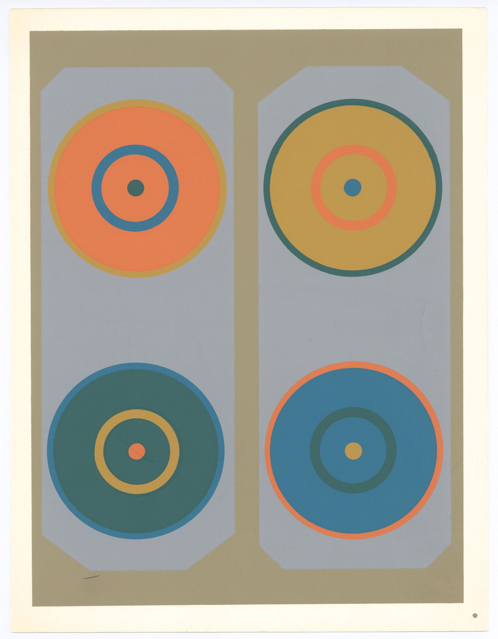 Josef Albers silkscreen | Interaction of Color, 1963 (1 of 1)