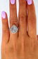 Colorless GIA 4.01ct Vintage PEAR Shaped Diamond - 5