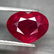5.85 ct natural blood red ruby heart