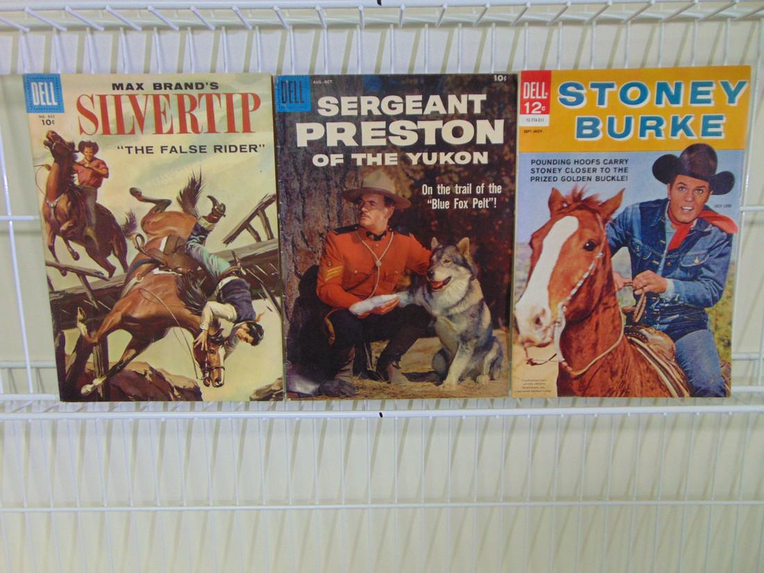 Lot of Three Vintage Dell Western Comics (1 of 1)