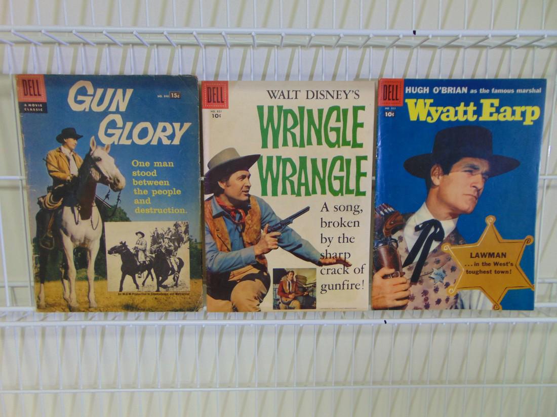 Lot of Three Vintage Dell Westerns (1 of 1)