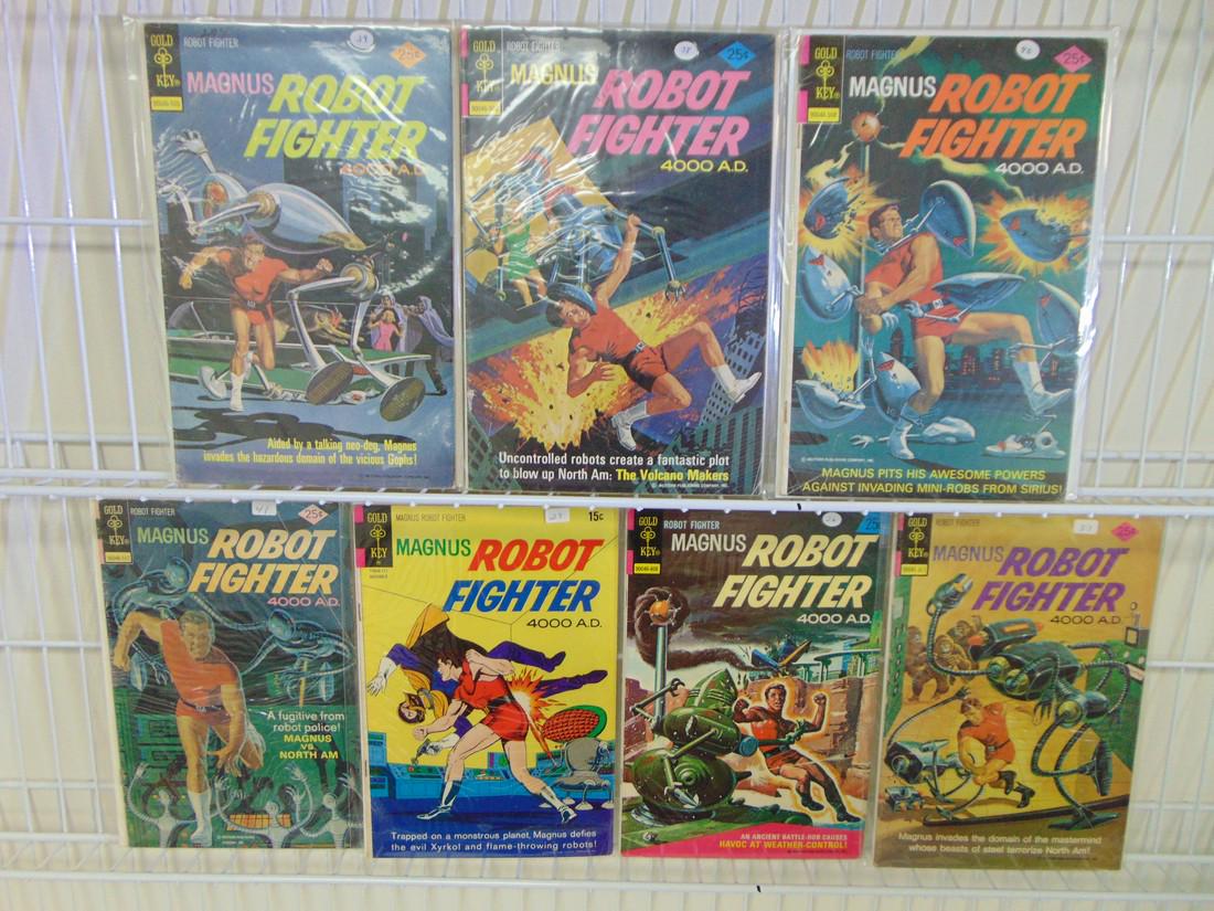 Lot of Seven Magnus Robot Fighter Comics (1 of 1)