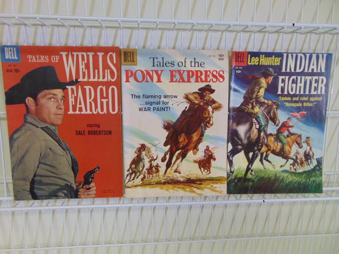 Lot of Three Vintage Western Dell Comics (1 of 1)