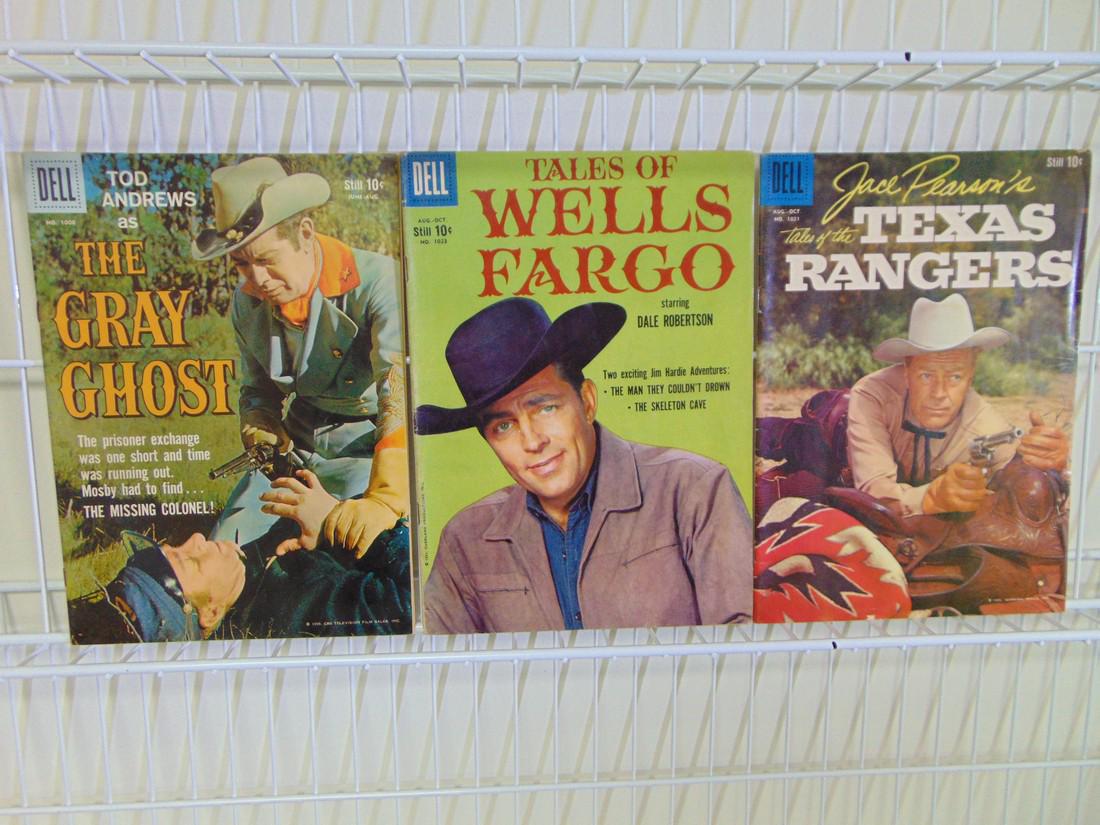 Lot of Three Vintage Dell Western Comics (1 of 1)
