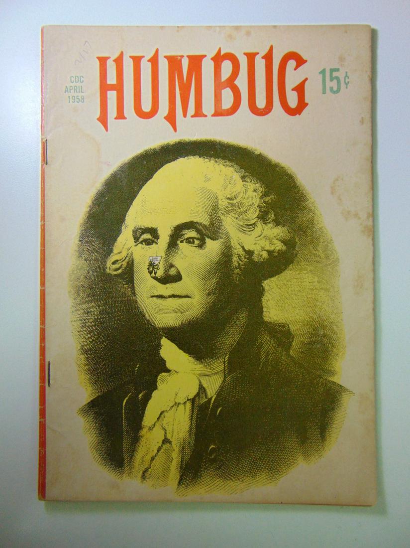 Humbug April '58 G.Washington Cover (1 of 1)