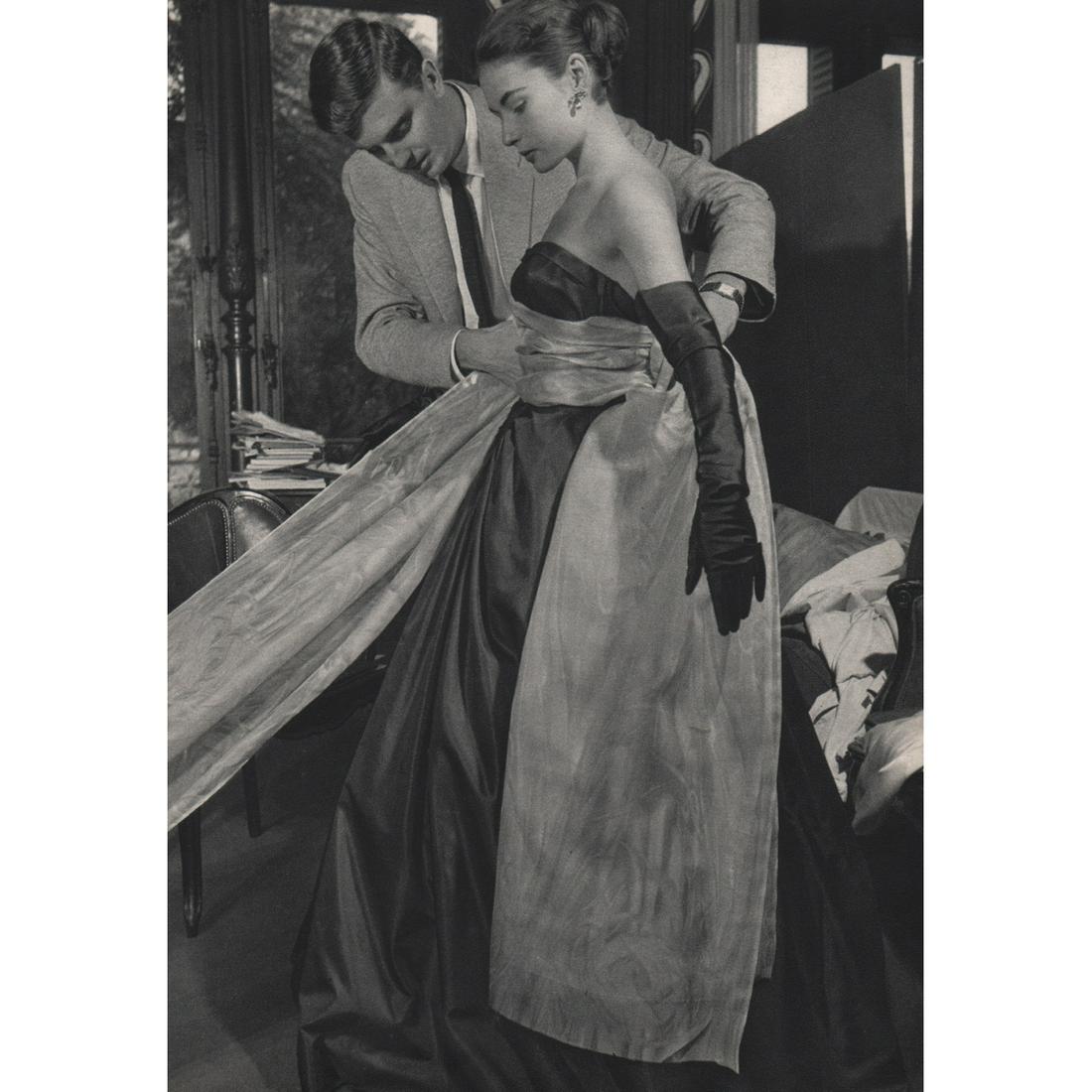 NICO JESSE - Hurbert de Givenchy - Paris Fashion: Artist: NICO JESSE Print Title: Hurbert de Givenchy - Paris Fashion Count Hubert James Marcel Taffin de Givenchy (1927-2018) was a French fashion designer who founded the house of Givenchy in 1952. He