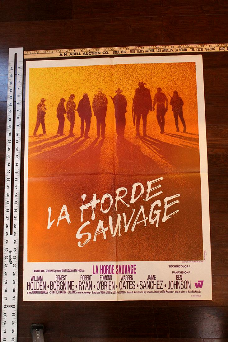 The Wild Bunch (1969) 23.5" x 32" French Movie Poster (1 of 1)