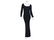 Navy Blue Vintage Givenchy Couture Gown