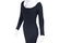 Navy Blue Vintage Givenchy Couture Gown - 4