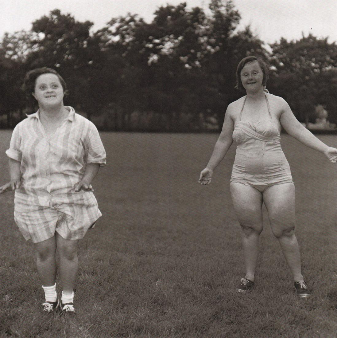 DIANE ARBUS - Untitled 2,1970-71: Artist: DIANE ARBUS Print Title: Untitled 2,1970-71 Medium: Photoengraving Printed 1970’s in the US Image size (inches) approx. 8 x 8” Diane Arbus (1923 –1971),was an American photographer.[3][4