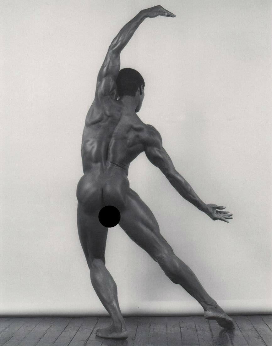 MAPPLETHORPE - Derrick Cross, 1983: Artist: MAPPLETHORPE Print Title: Derrick Cross, 1983 Medium: Photoengraving Printed 1980’s in the UK Image size (inches) approx. 9 x 7.5” Robert Mapplethorpe was an American photographer, known f