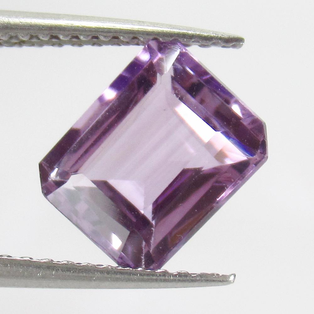 2.27 Ctw Natural  Purple Amethyst Emerald Cut (1 of 2)